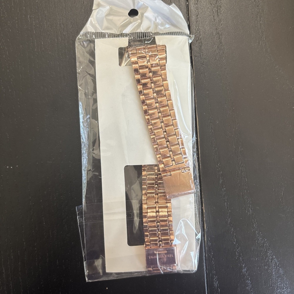 Y2K Vintage Rose Gold Digital Watch Adjustable Stainless Steel Unisex - Picture 2 of 5